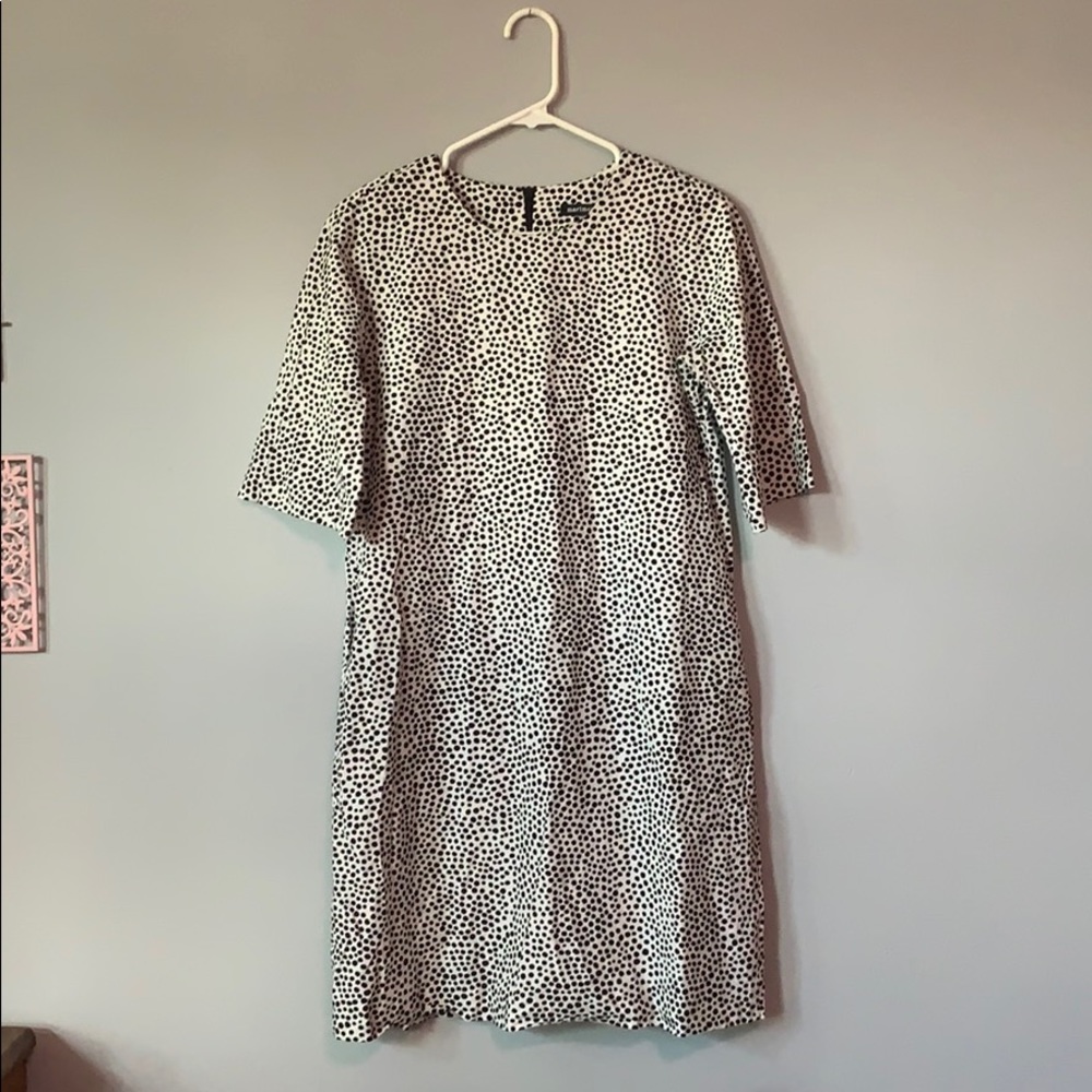 Poka dot marimekko dress